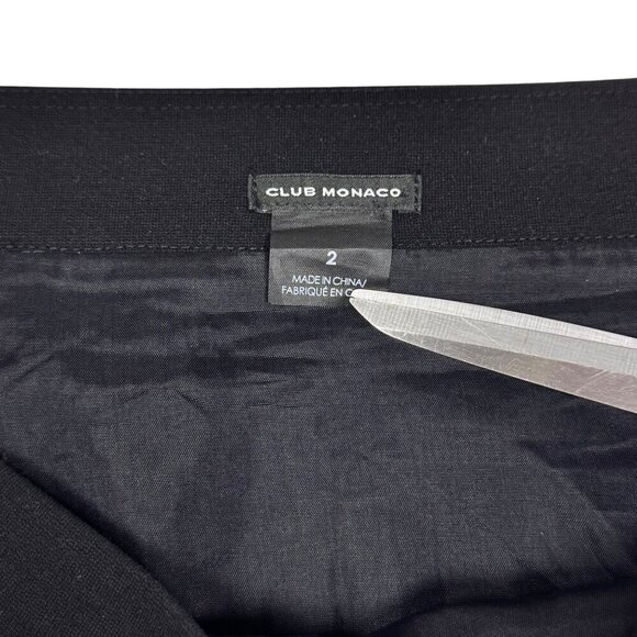 Club Monaco Silver Sequin Mini Skirt Sz.XS Silk Sexy Club Going Out Coquette - Picture 3 of 9